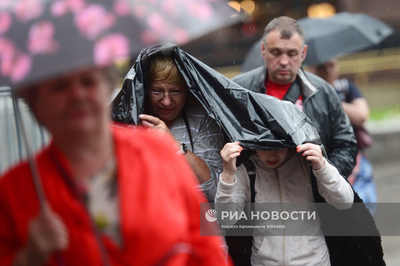 Дождь в Москве