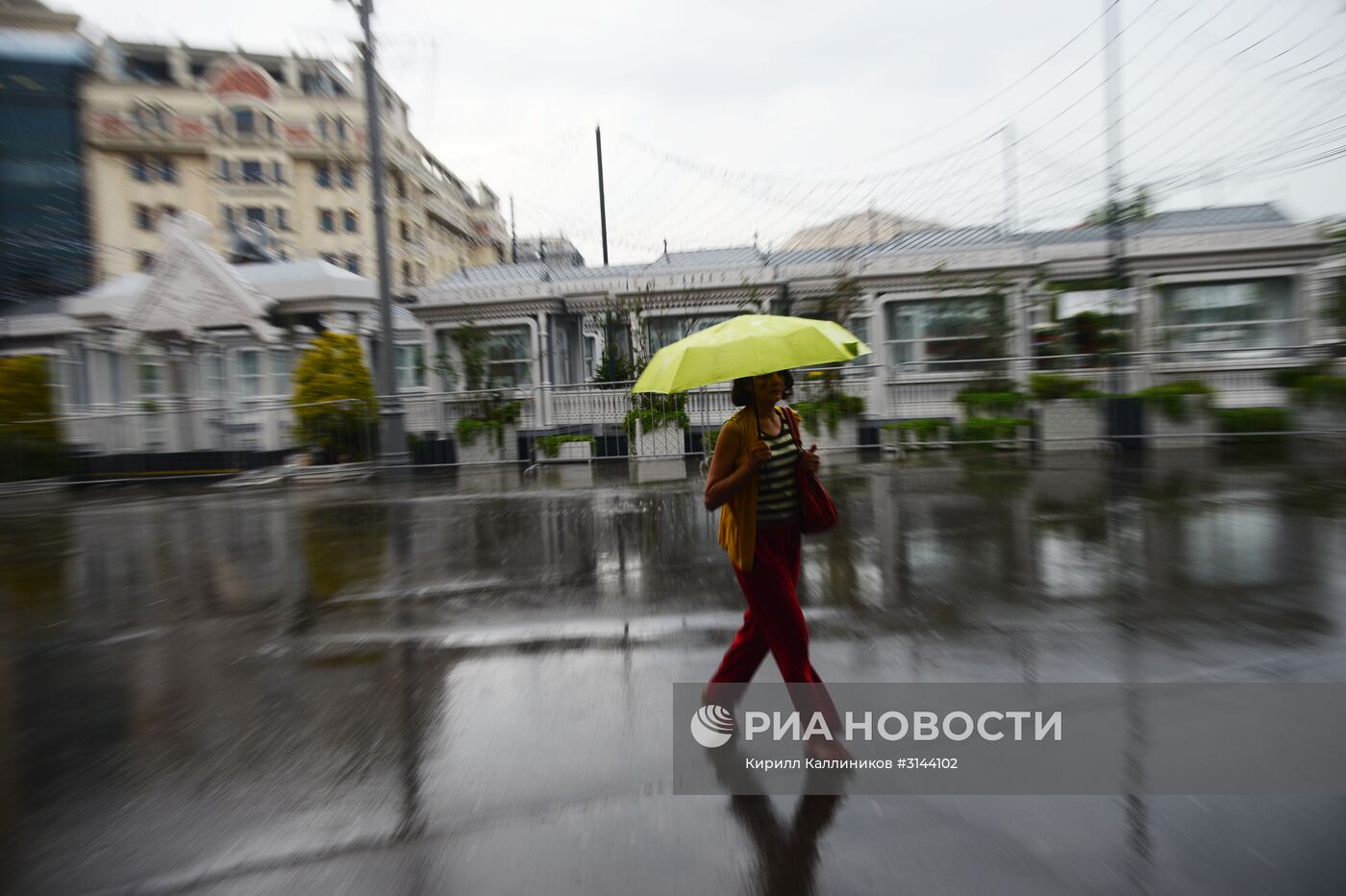 Дождь в Москве