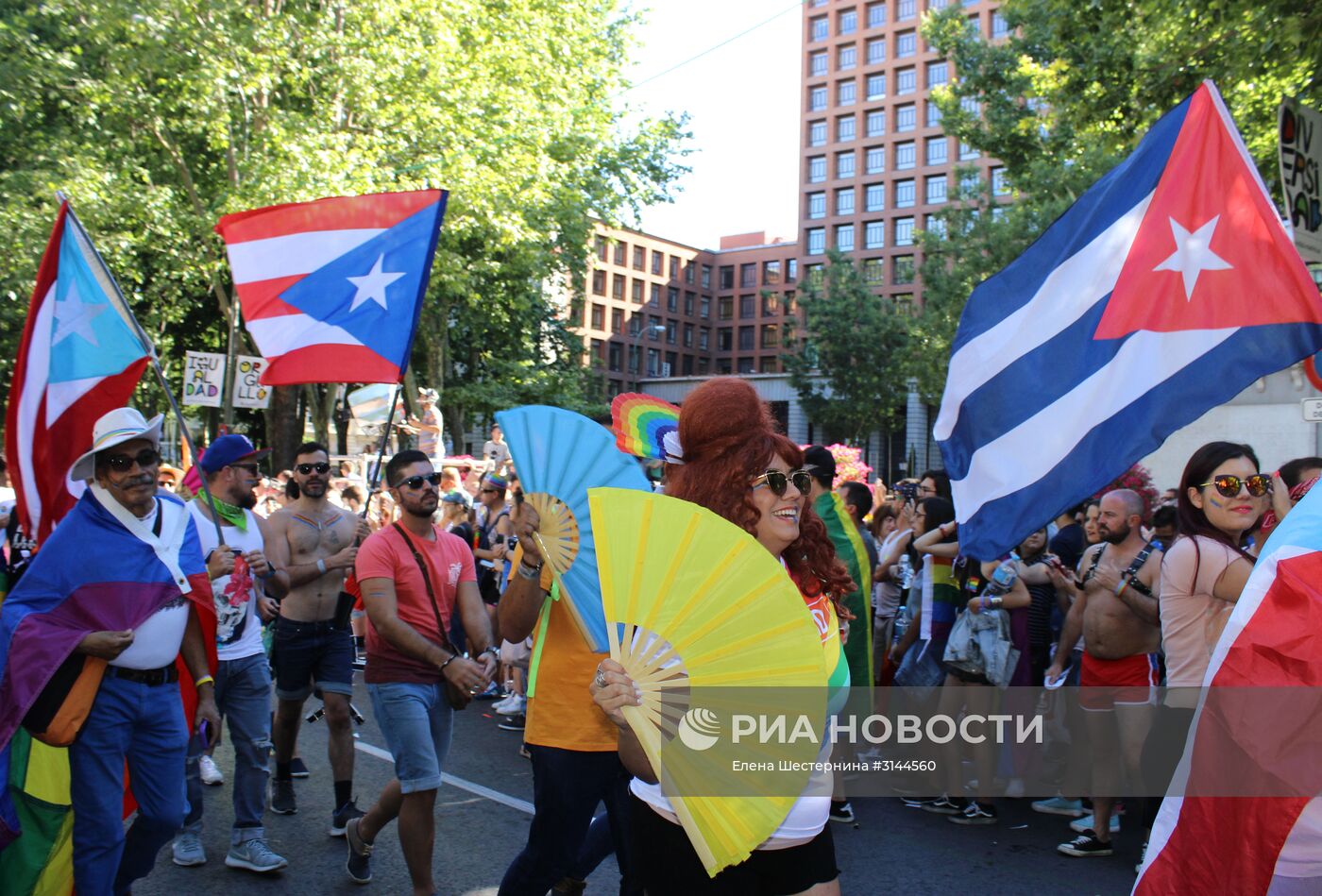 Крупнейший в Европе гей-парад в Мадриде