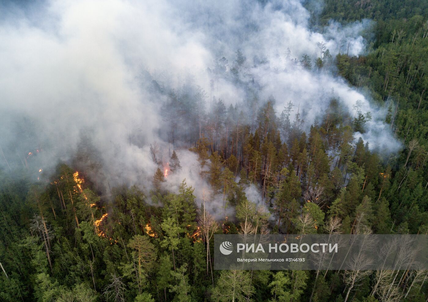 Лесные пожары в Бурятии