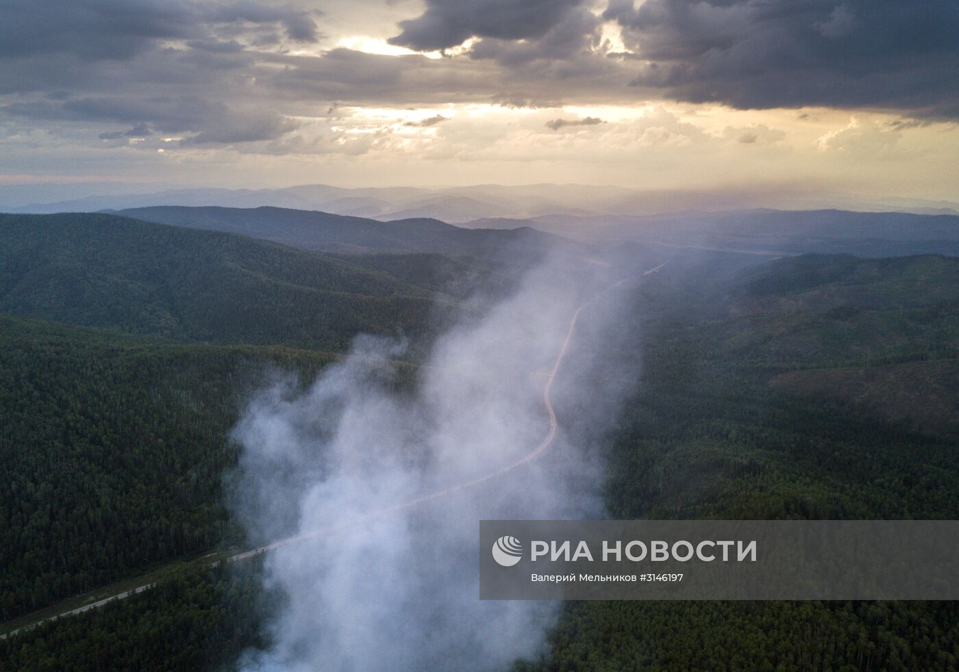 Лесные пожары в Бурятии