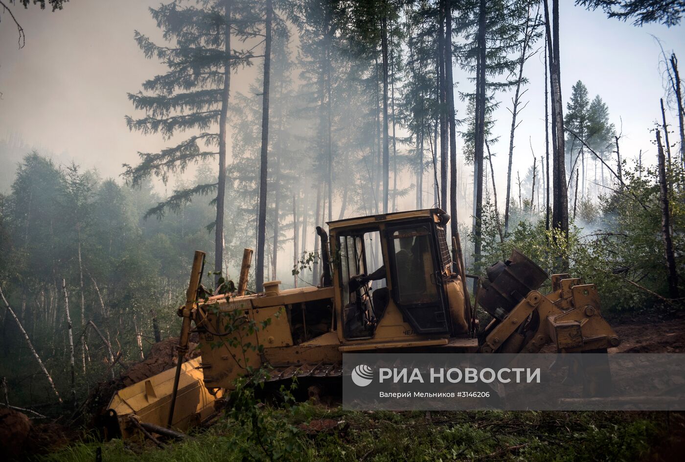 Лесные пожары в Бурятии