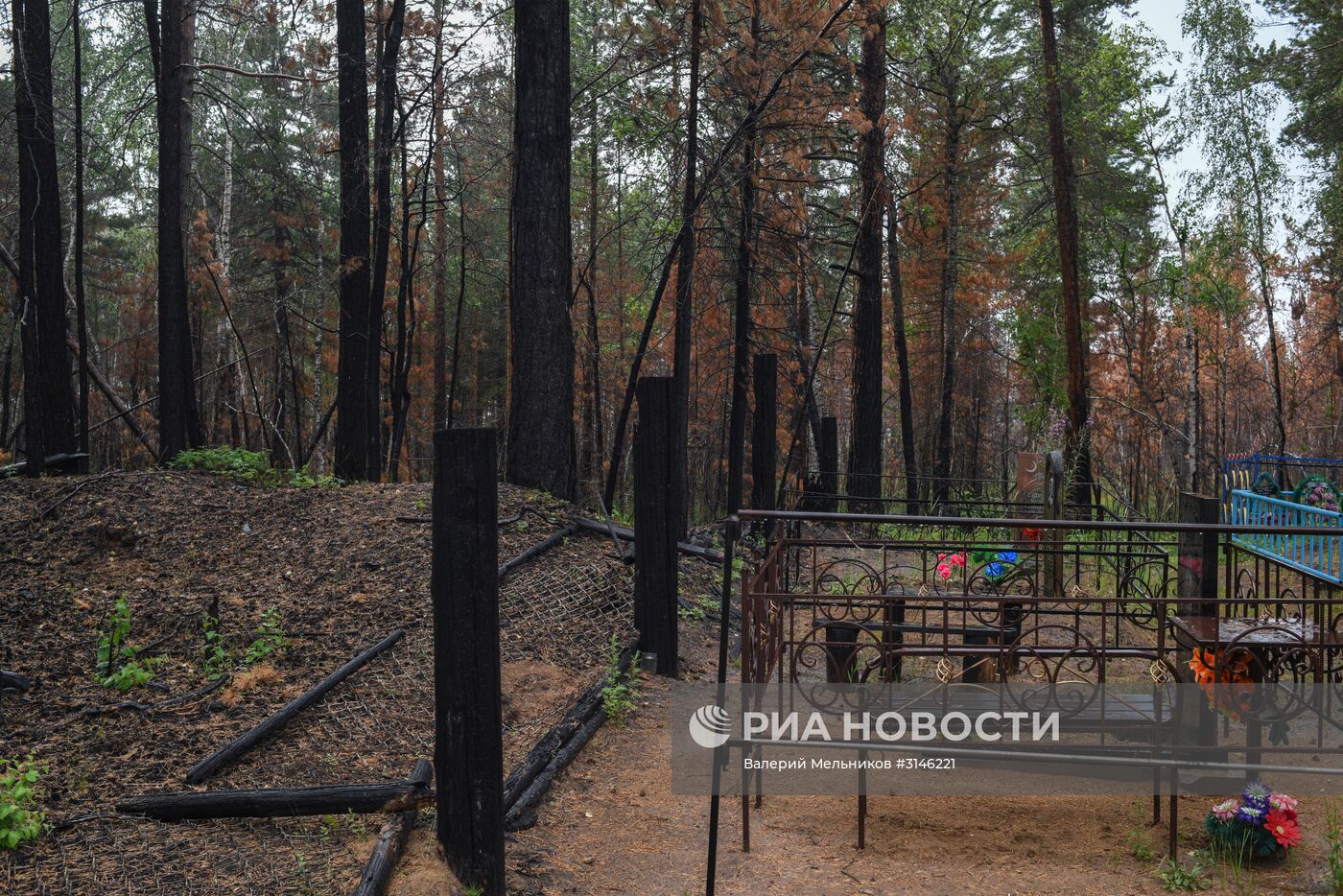 Лесные пожары в Бурятии