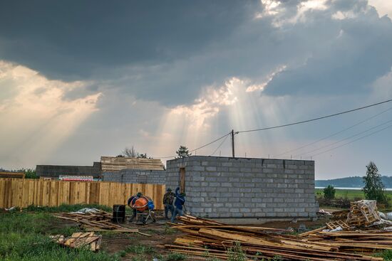 Лесные пожары в Бурятии