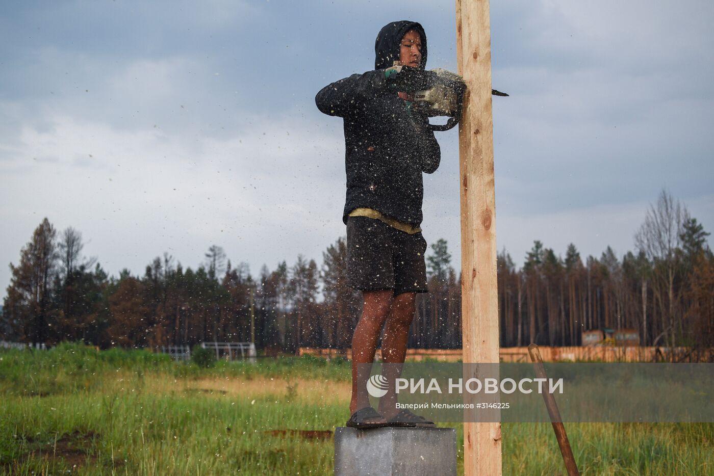 Лесные пожары в Бурятии