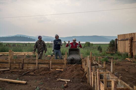 Лесные пожары в Бурятии