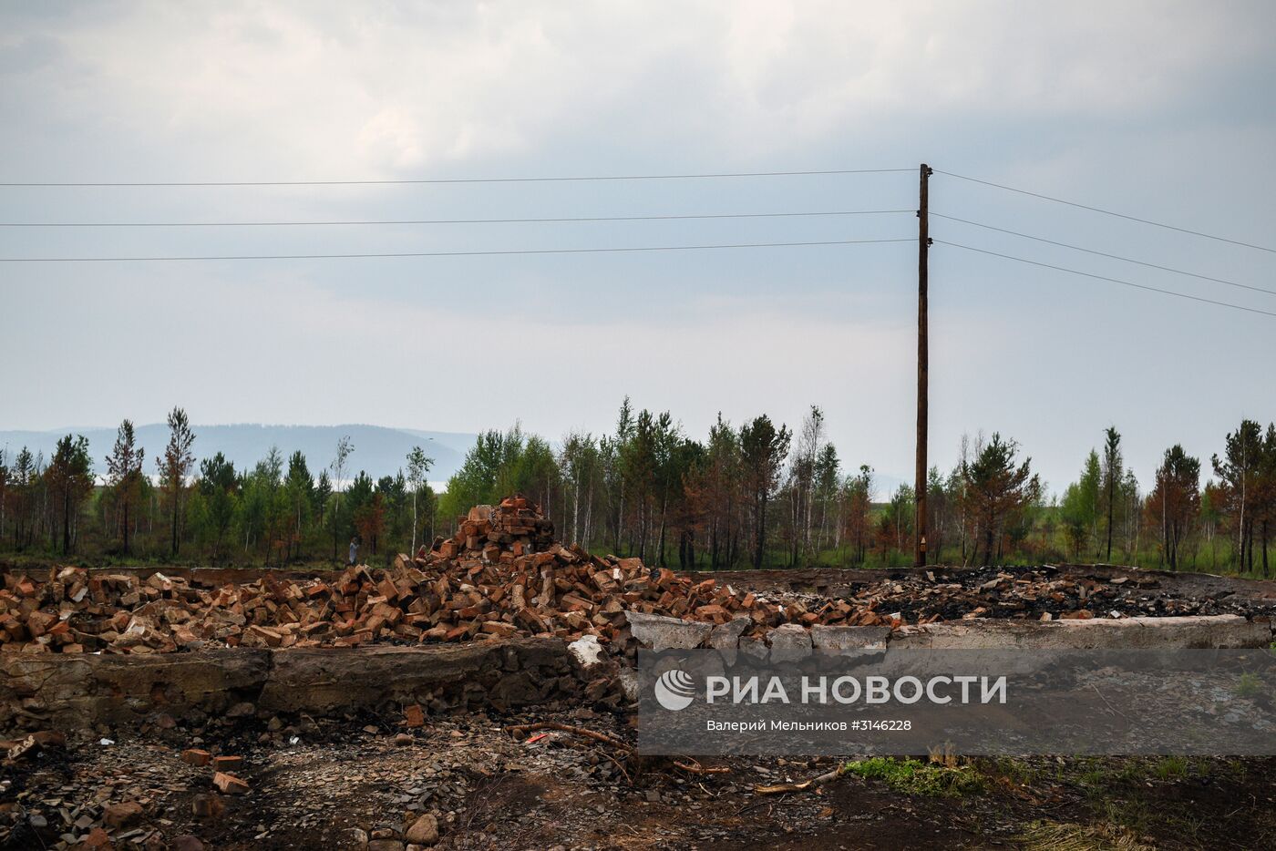 Лесные пожары в Бурятии