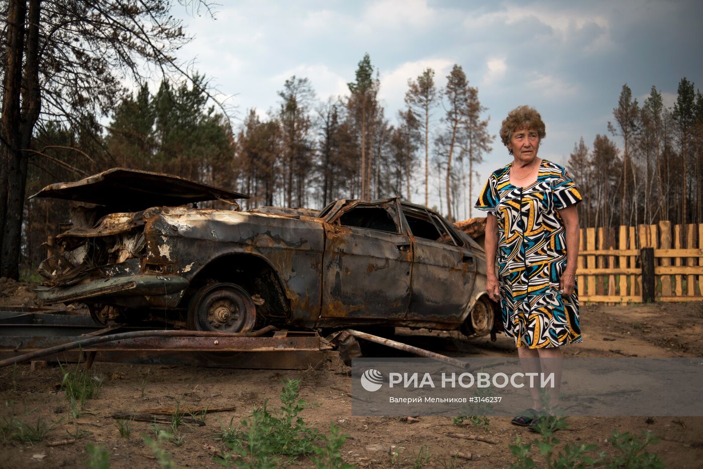 Лесные пожары в Бурятии