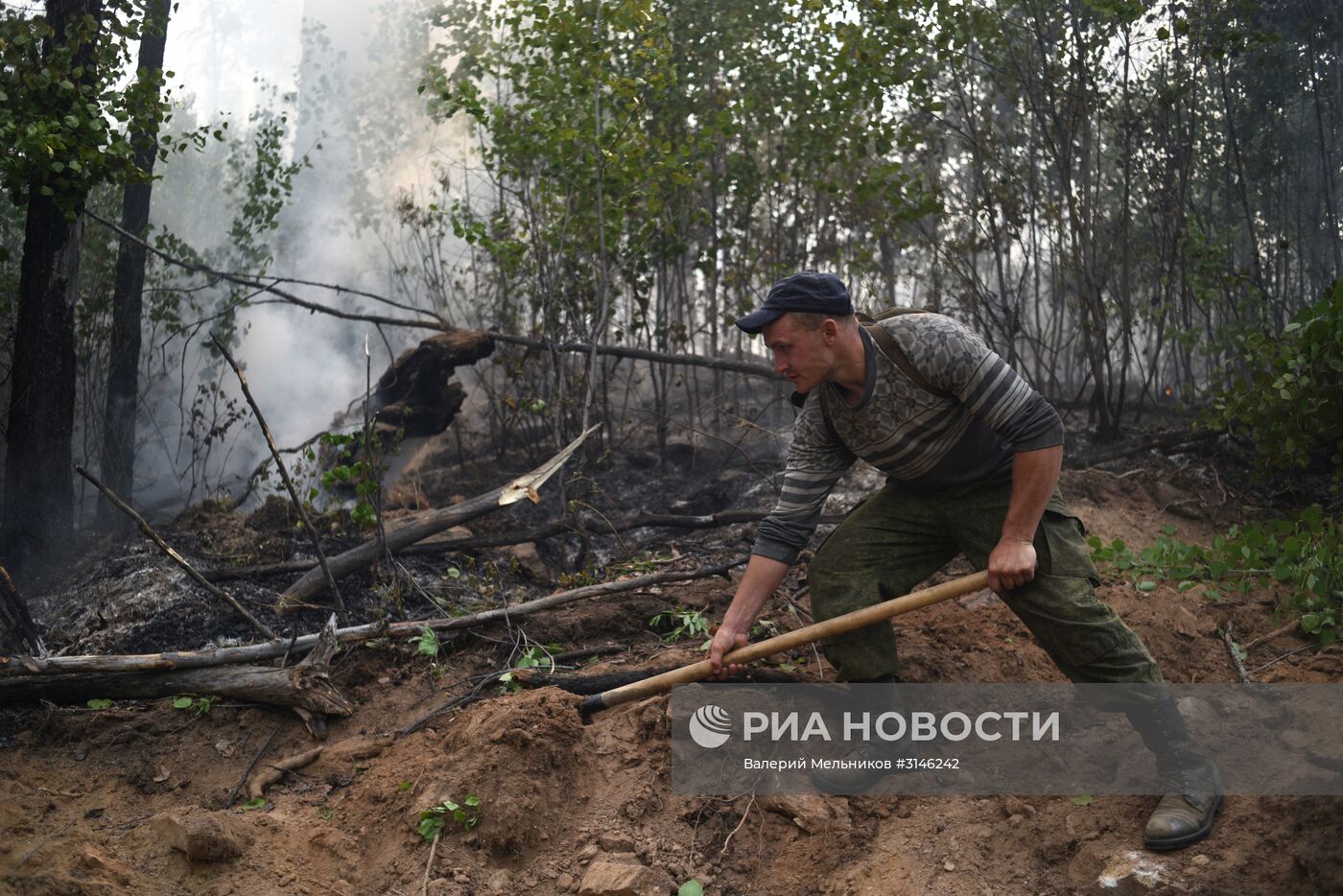 Лесные пожары в Бурятии