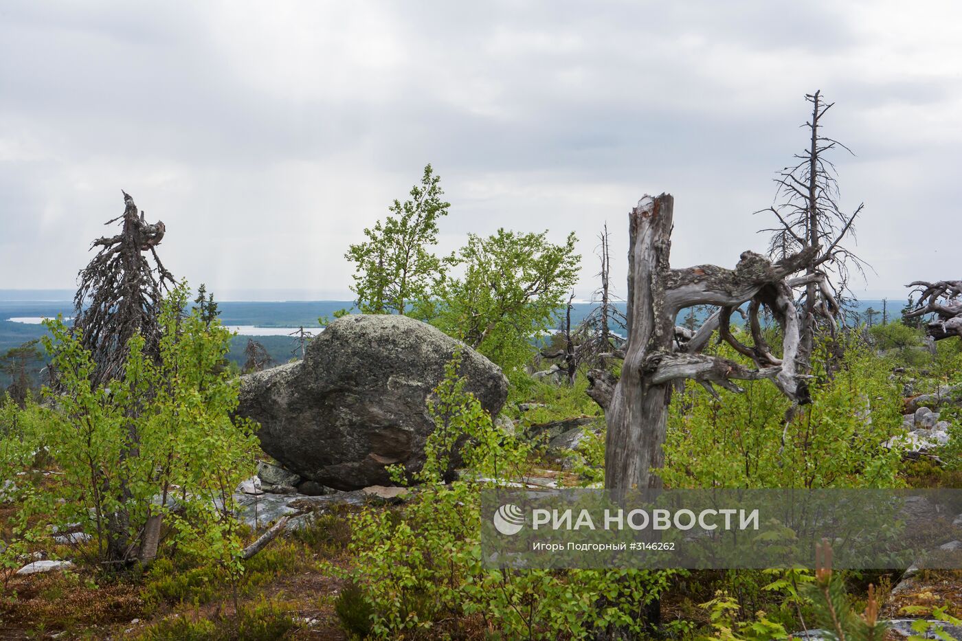 Гора Воттоваара в Карелии