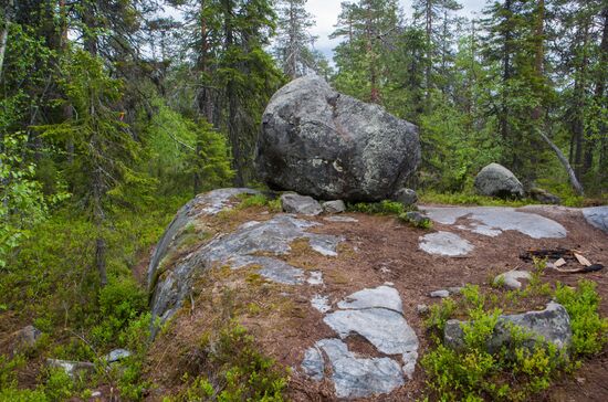 Гора Воттоваара в Карелии