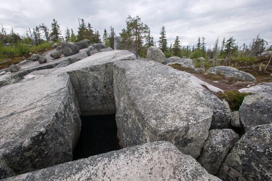 Гора Воттоваара в Карелии