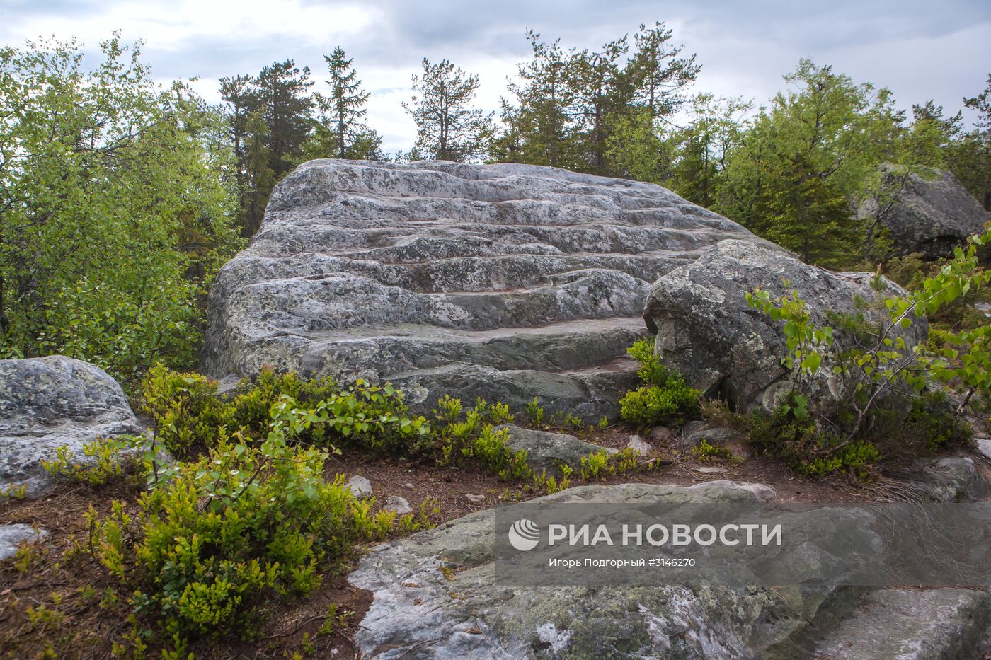 Гора Воттоваара в Карелии