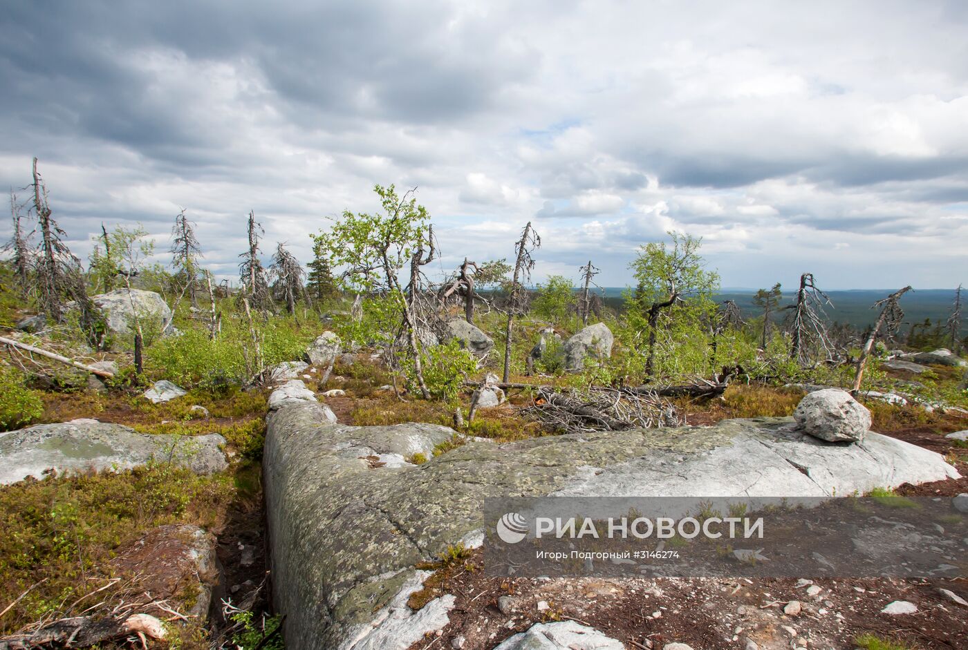 Гора Воттоваара в Карелии
