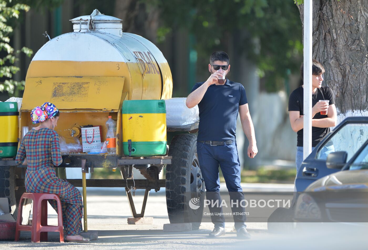 Жаркая погода в Грозном