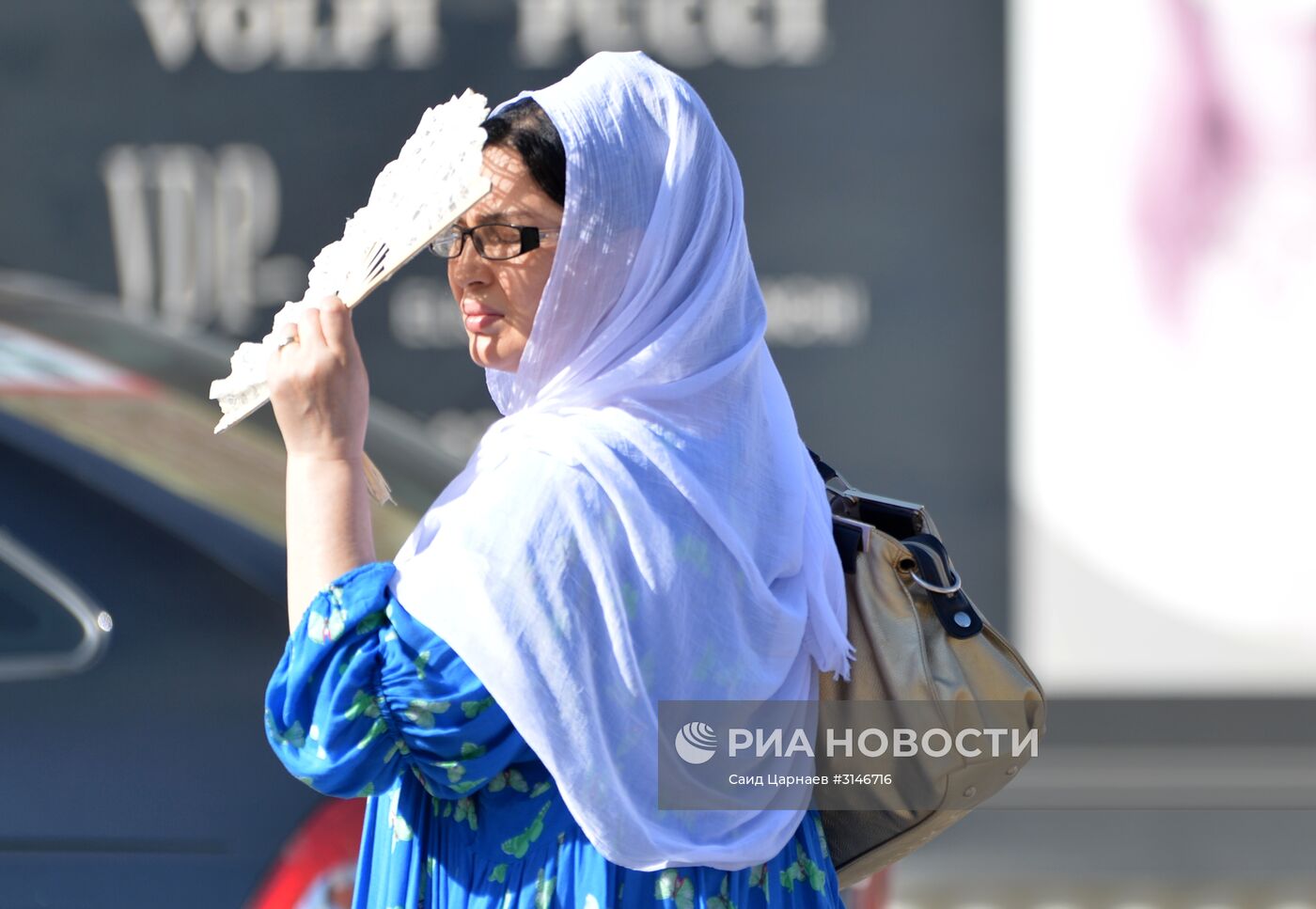 Жаркая погода в Грозном