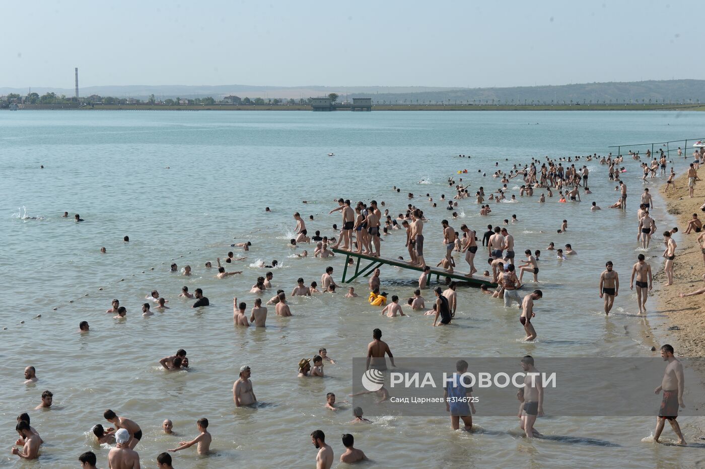 Жаркая погода в Грозном