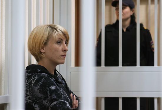 Рассмотрение ходатайства следствия об аресте Ольги Алисовой