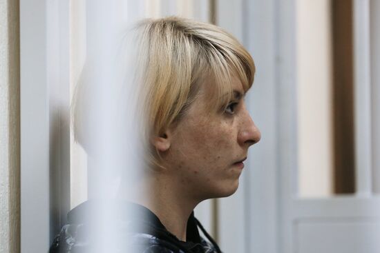 Рассмотрение ходатайства следствия об аресте Ольги Алисовой