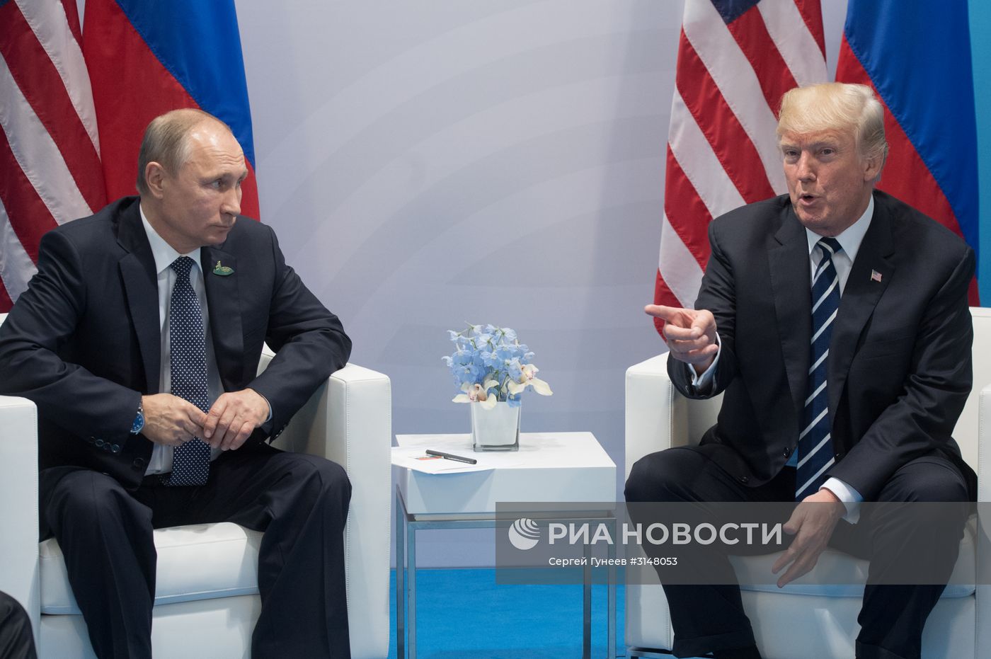 Президент РФ В. Путин принимает участие в саммите "Группы двадцати" в Гамбурге