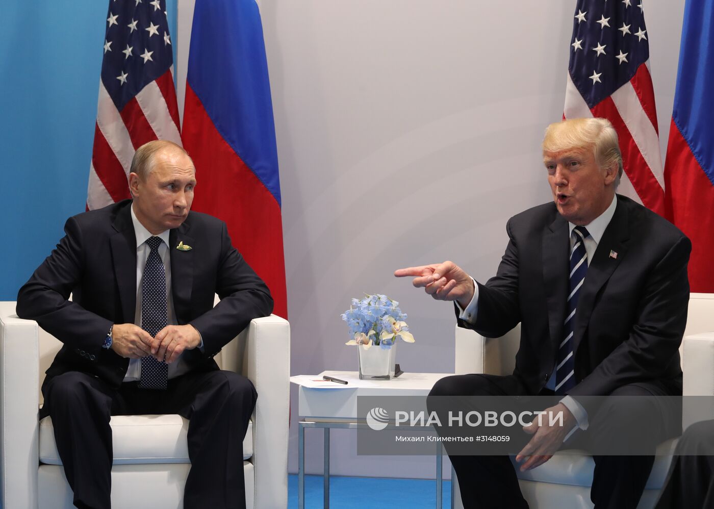 Президент РФ В. Путин принимает участие в саммите "Группы двадцати" в Гамбурге