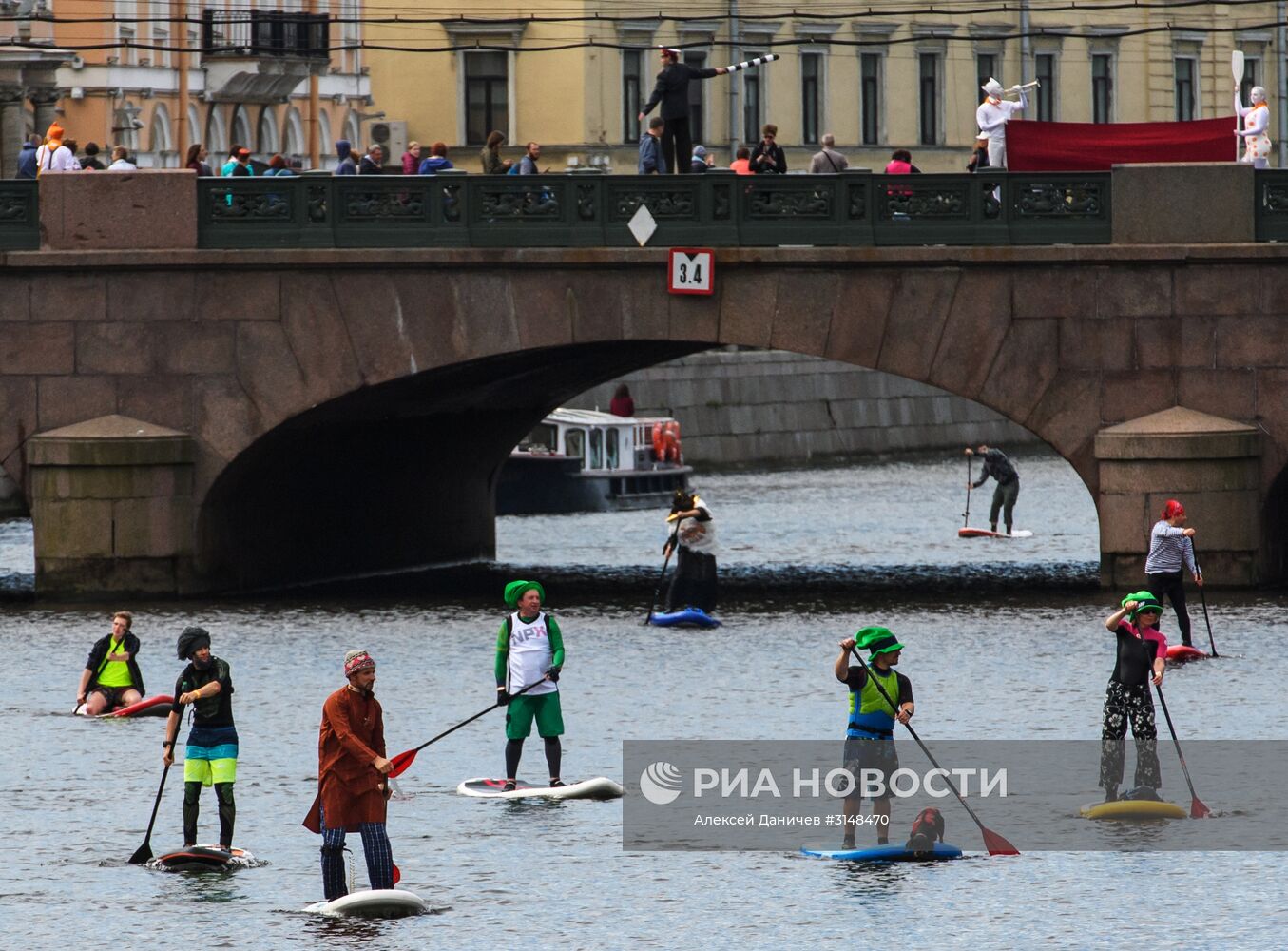 Фестиваль "Фонтанка-SUP" в Санкт-Петербурге