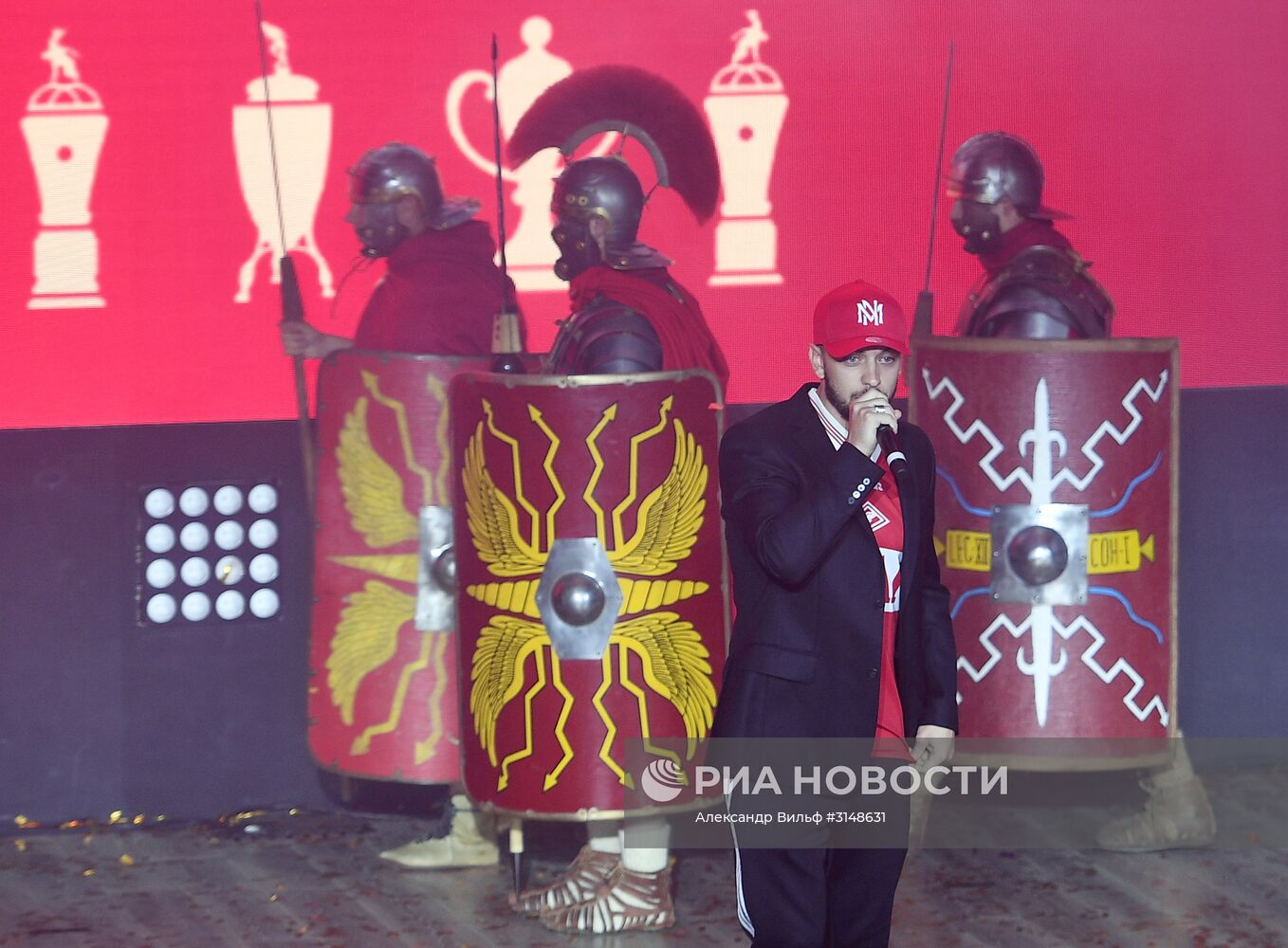Чествование ФК "Спартак" - чемпиона России по футболу