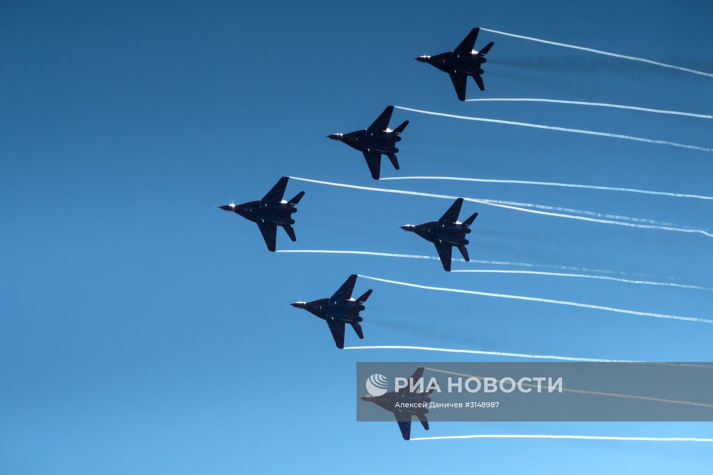 Празднование 105-летия Воздушно-космических сил РФ в Санкт-Петербурге