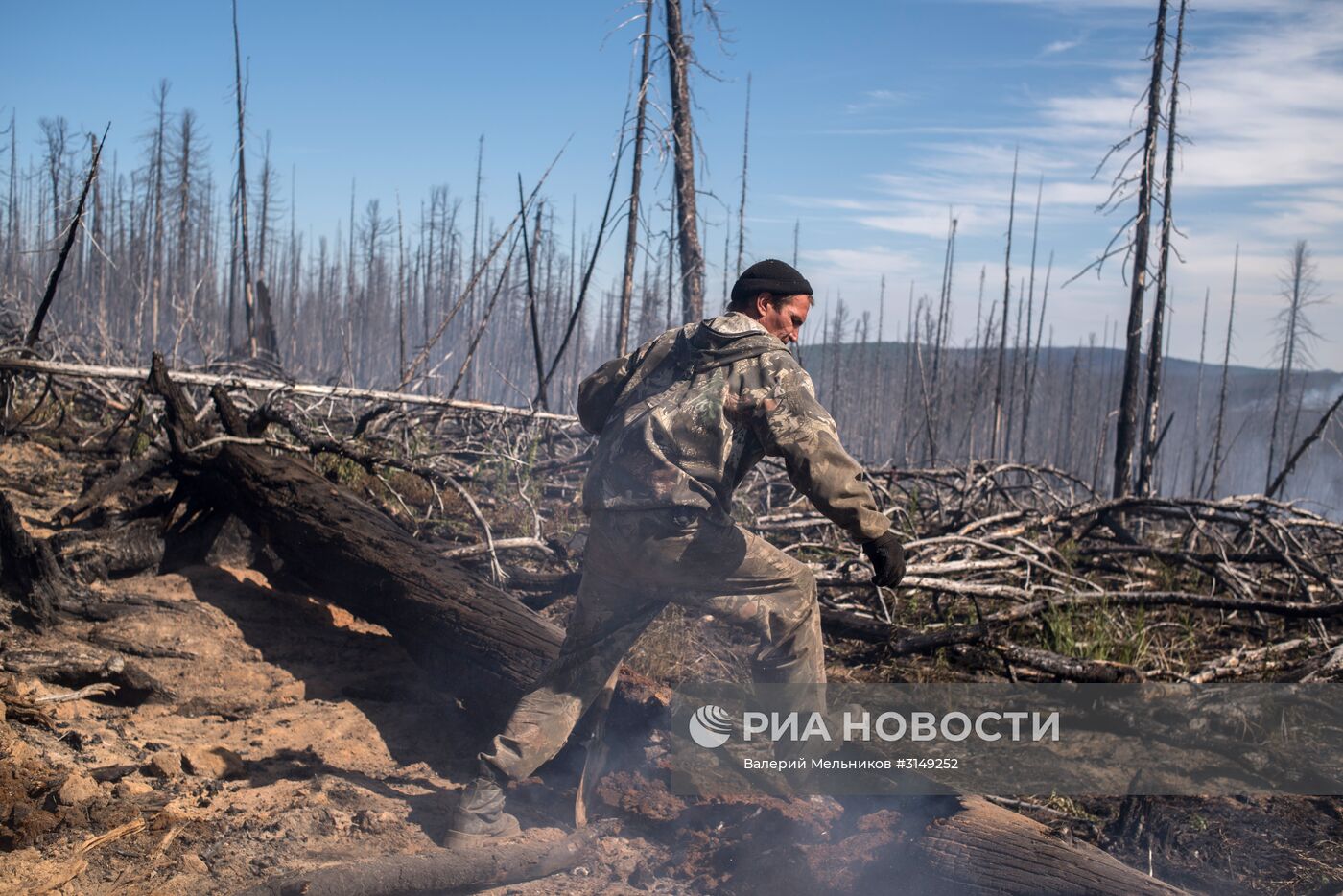 Последствия лесных пожаров в Бурятии