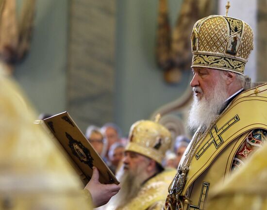 Патриарх Московский и всея Руси Кирилл посетил Санкт-Петербург