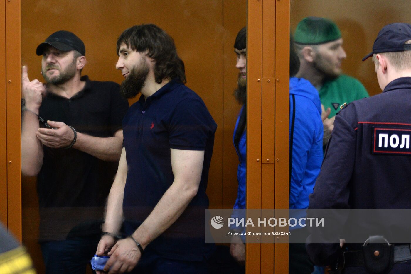 Оглашение приговора обвиняемым в убийстве Бориса Немцова