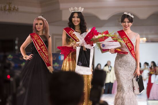 Конкурс красоты "Красавица Кыргызстана" в Бишкеке