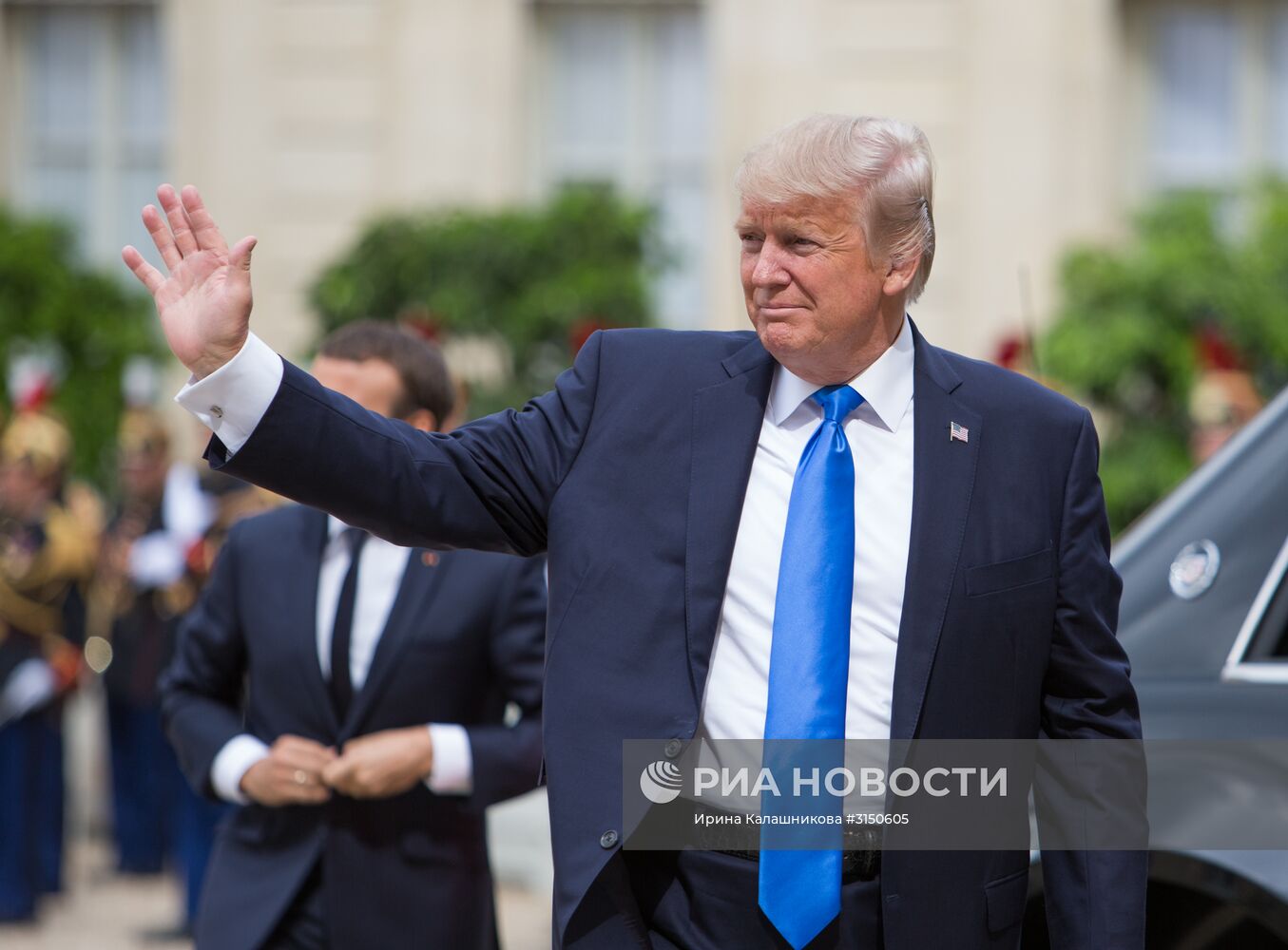 Визит президента США Д. Трампа в Париж