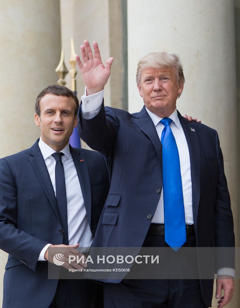 Визит президента США Д. Трампа в Париж