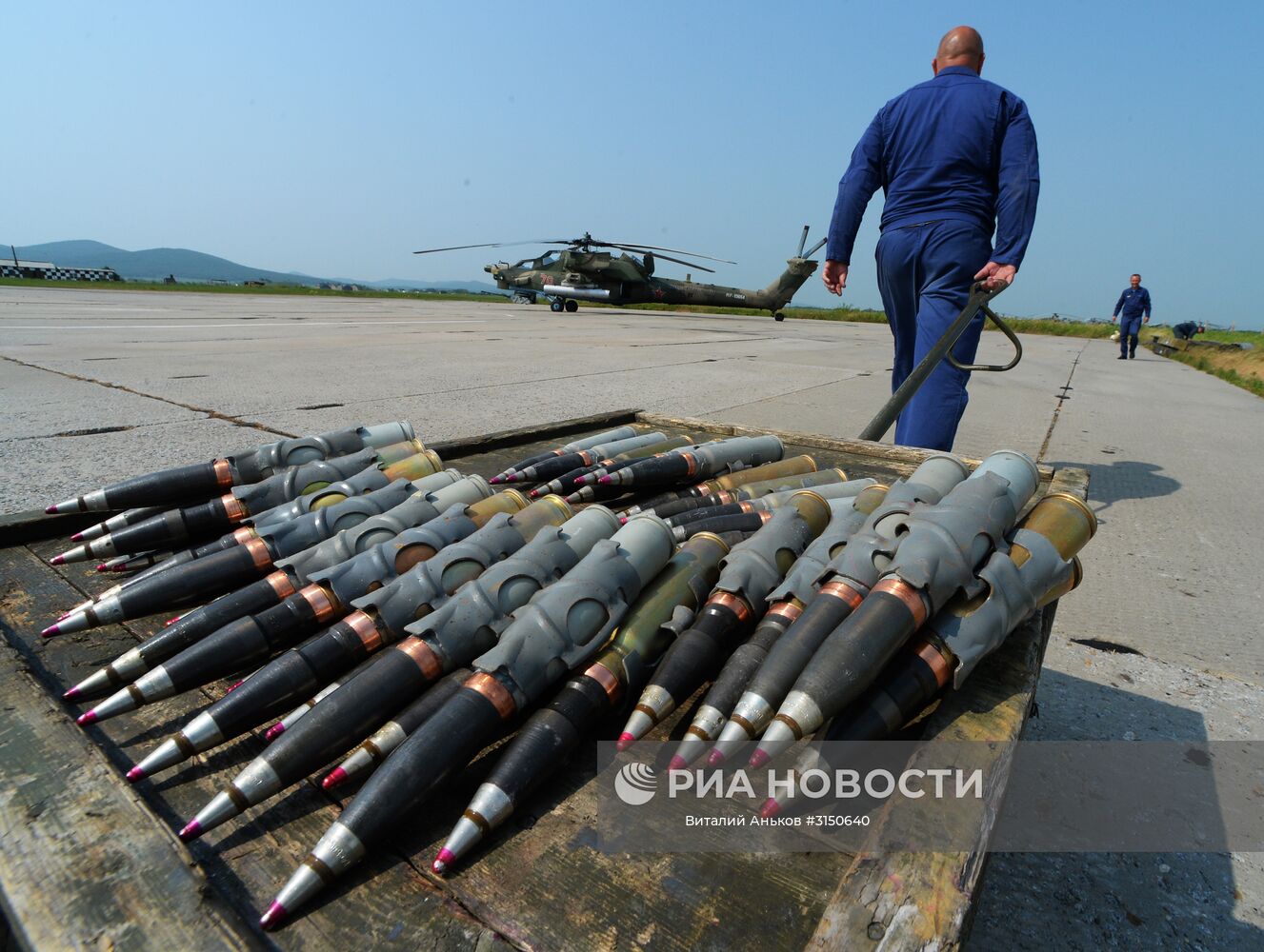 Вертолетный полк в зернограде