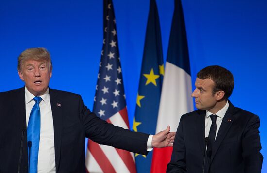 Визит президента США Д. Трампа в Париж
