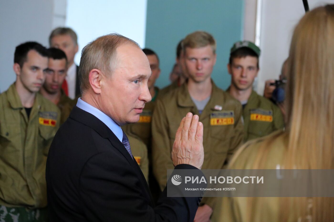 Рабочая поездка президента РФ В. Путина в Белгородскую область