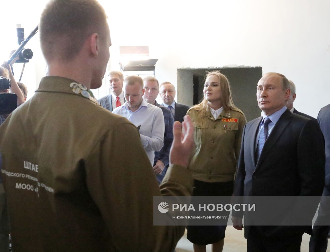 Рабочая поездка президента РФ В. Путина в Белгородскую область