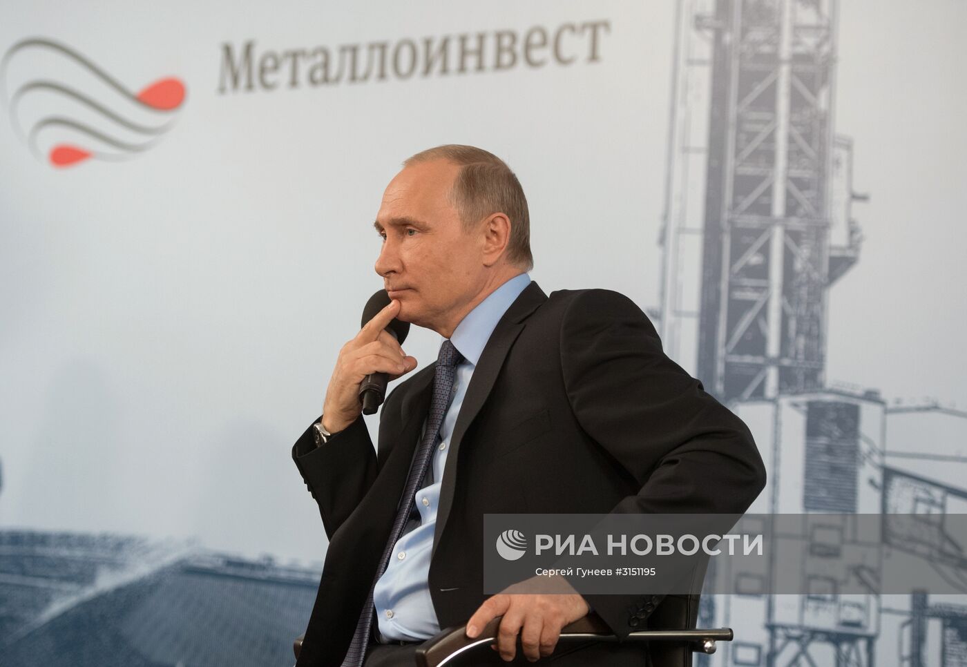 Рабочая поездка президента РФ В. Путина в Белгородскую область