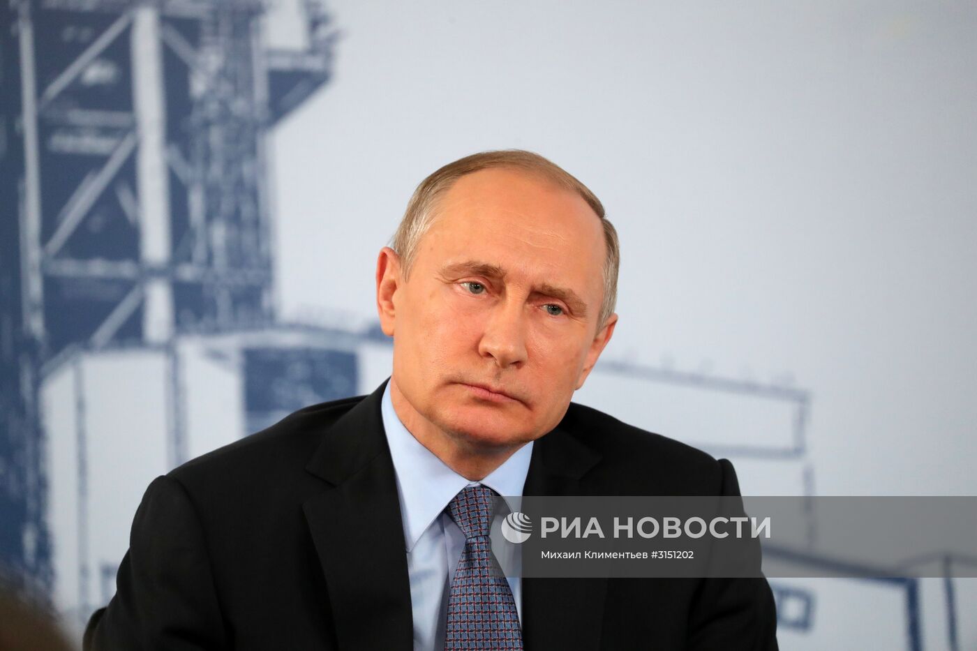 Рабочая поездка президента РФ В. Путина в Белгородскую область