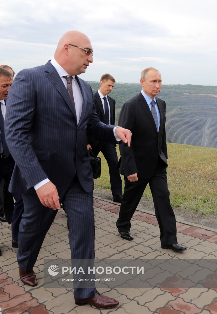 Рабочая поездка президента РФ В. Путина в Белгородскую область