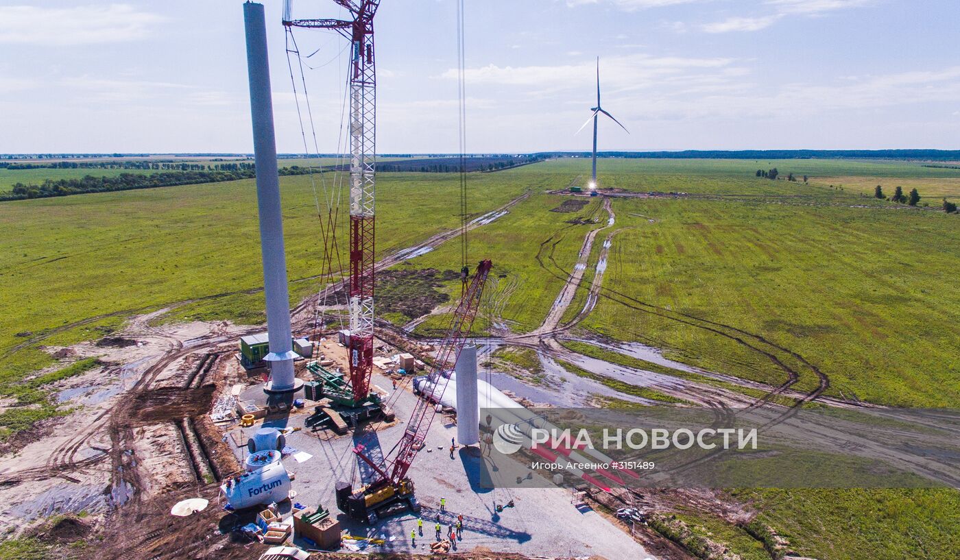 Строительство ветропарка в Ульяновске