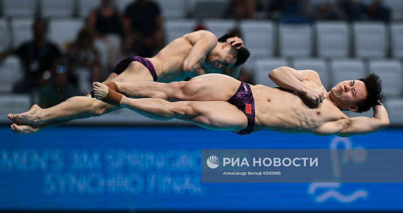 Чемпионат мира FINA 2017. Синхронные прыжки в воду. Мужчины. Трамплин 3 м. Финал