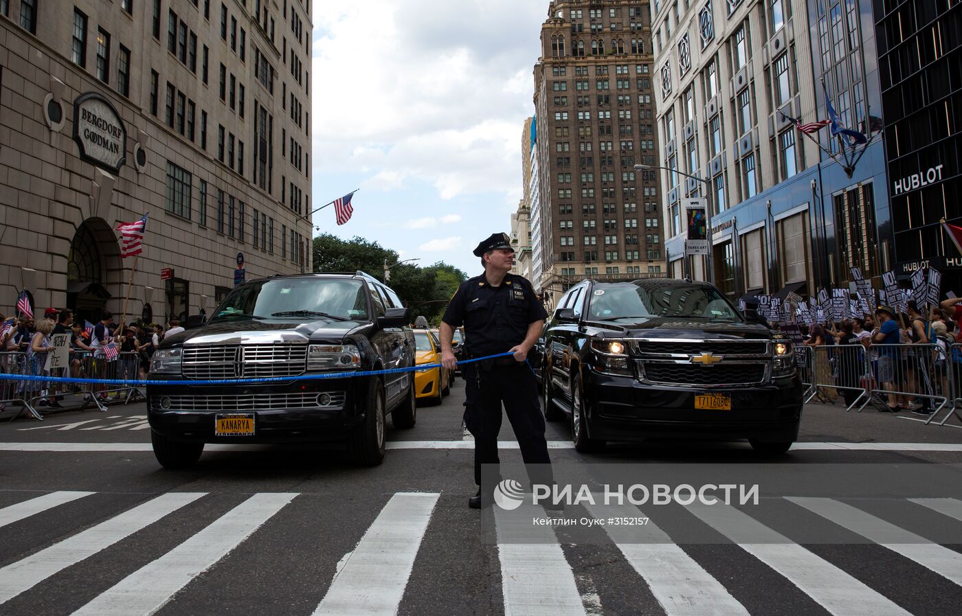 Акция протеста против Трампа в США