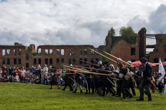Исторический фестиваль "Страж в истоке Невы" в Ленинградской области