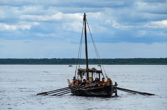 Исторический фестиваль "Страж в истоке Невы" в Ленинградской области