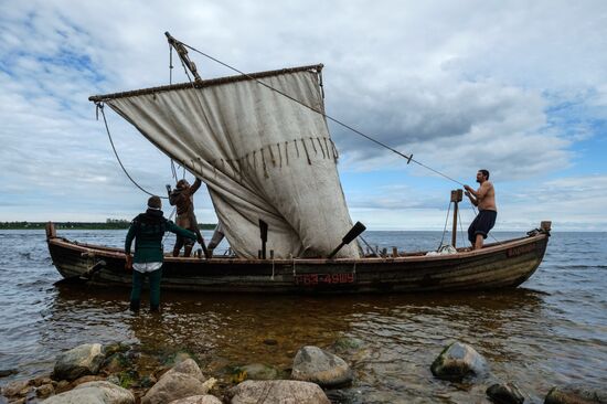 Исторический фестиваль "Страж в истоке Невы" в Ленинградской области