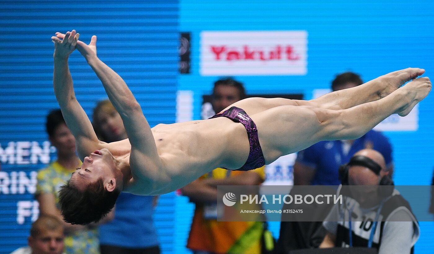 Чемпионат мира FINA 2017. Прыжки в воду. Мужчины. Трамплин 1 м. Финал