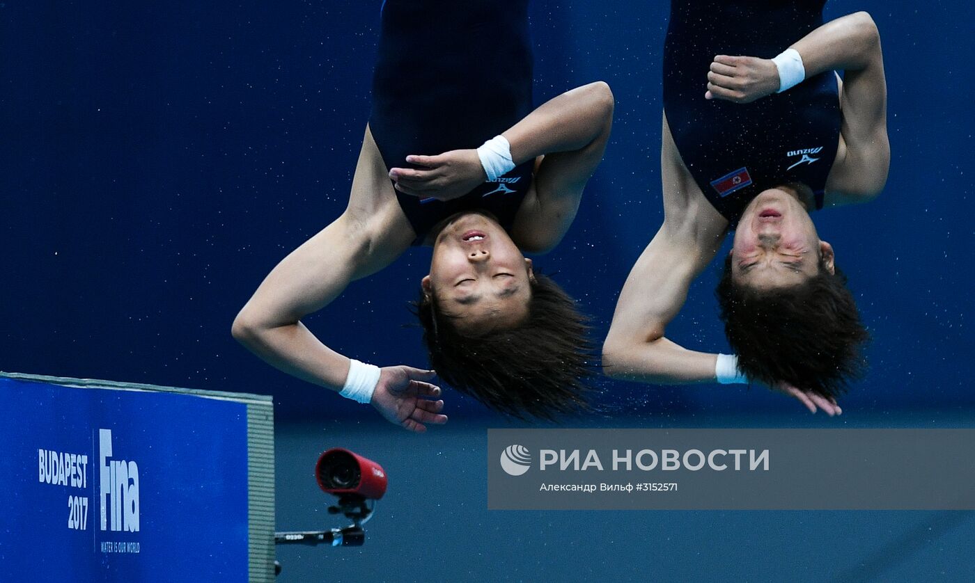 Чемпионат мира FINA 2017. Синхронные прыжки в воду. Женщины. Вышка 10 м. Финал