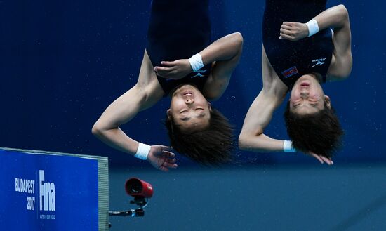Чемпионат мира FINA 2017. Синхронные прыжки в воду. Женщины. Вышка 10 м. Финал